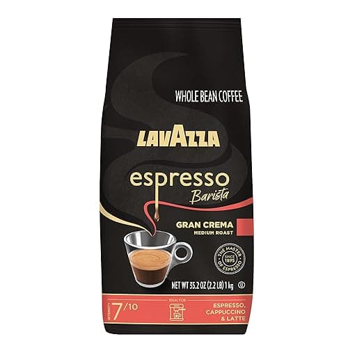 Lavazza Espresso Barista Gran Crema Whole Bean Coffee Blend, 2.2lb