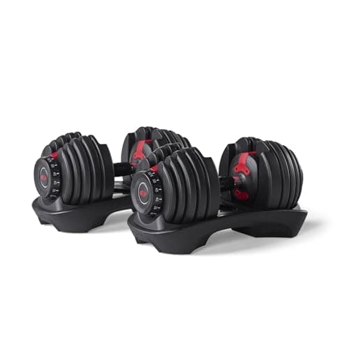 Bowflex SelectTech 552 Adjustable Dumbbells — Replaces 15 Sets of Weights