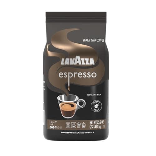 Lavazza Espresso Whole Bean Coffee Medium Roast 100% Arabica 2.2lb