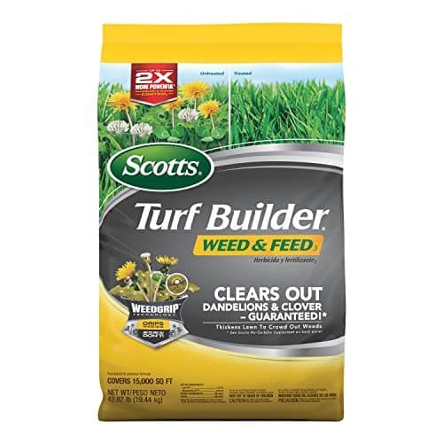Scotts Turf Builder Weed and Feed3 โ Weed Killer Plus Lawn Fertilizer, 42.87 lbs