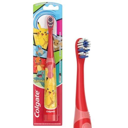 Colgate Kids Battery Powered Toothbrush, Pokemon, Soft, Age 3+