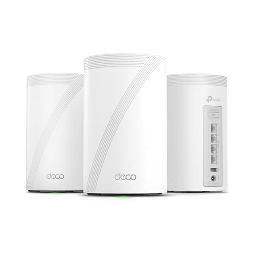 TP-Link Deco BE10000 Tri-Band WiFi 7 Whole Home Mesh System (3-Pack)