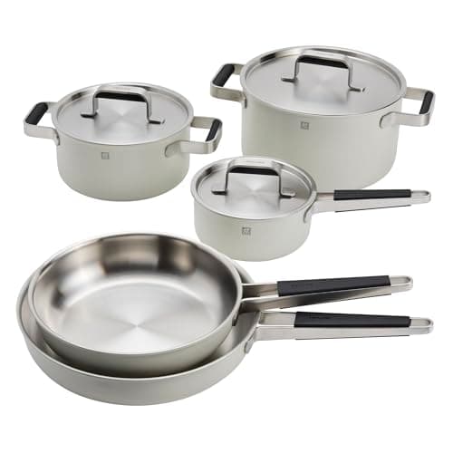 ZWILLING Pure 8-pc Stainless Steel Cookware Set