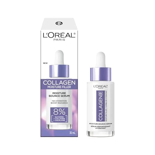 L'Oreal Paris Collagen Moisture Bounce Face Serum, 1 oz