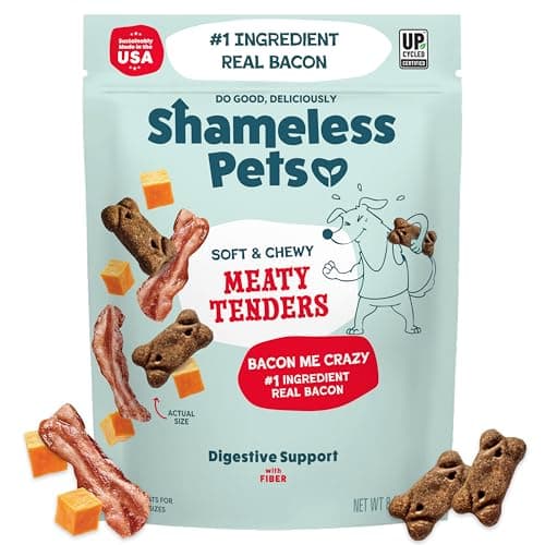 Shameless Pets Soft & Chewy Dog Treats, Real Chicken, 8oz